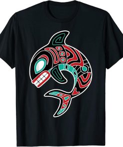 Northwest Coast Orca Native American Totem Killer Whale T-Shirt