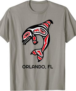 Orlando FL Native American Indian Orca Killer Whales T-Shirt