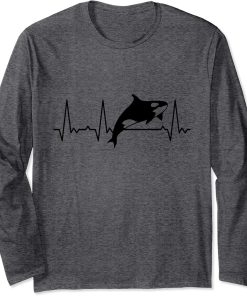 Heartbeat Orca Long Sleeve T-Shirt